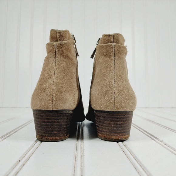 Jessica Simpson Dalisa Women's Brown Suede Leather Slip On Ankle Booties C181 - Picture 6 of 12